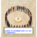 Cercle de silence pendant la COP 30